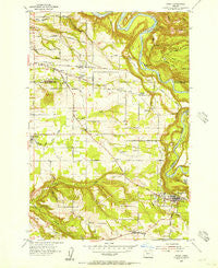 Sandy Oregon Historical topographic map, 1:24000 scale, 7.5 X 7.5 Minute, Year 1954
