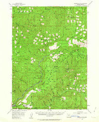 Sardine Butte Oregon Historical topographic map, 1:62500 scale, 15 X 15 Minute, Year 1956