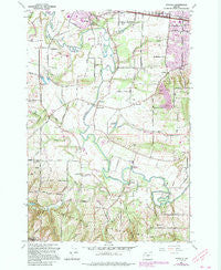 Scholls Oregon Historical topographic map, 1:24000 scale, 7.5 X 7.5 Minute, Year 1961