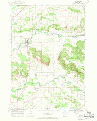 Scio Oregon Historical topographic map, 1:24000 scale, 7.5 X 7.5 Minute, Year 1969