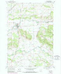 Scio Oregon Historical topographic map, 1:24000 scale, 7.5 X 7.5 Minute, Year 1969