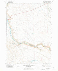 Scott Reservoir Oregon Historical topographic map, 1:24000 scale, 7.5 X 7.5 Minute, Year 1972