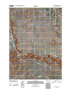 Scott Reservoir Oregon Historical topographic map, 1:24000 scale, 7.5 X 7.5 Minute, Year 2011