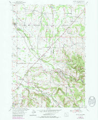 Scotts Mills Oregon Historical topographic map, 1:24000 scale, 7.5 X 7.5 Minute, Year 1954