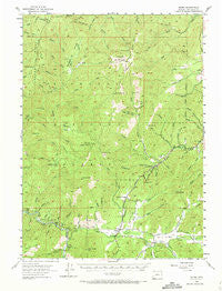 Selma Oregon Historical topographic map, 1:62500 scale, 15 X 15 Minute, Year 1954