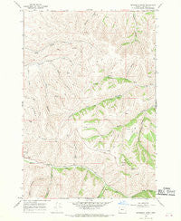 Sevenmile Creek Oregon Historical topographic map, 1:24000 scale, 7.5 X 7.5 Minute, Year 1967