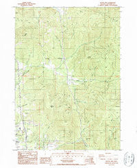 Sexton Mtn Oregon Historical topographic map, 1:24000 scale, 7.5 X 7.5 Minute, Year 1986