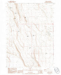Sharp Top Oregon Historical topographic map, 1:24000 scale, 7.5 X 7.5 Minute, Year 1985