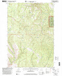 Sheep Ridge Oregon Historical topographic map, 1:24000 scale, 7.5 X 7.5 Minute, Year 1999