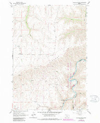 Sherars Bridge Oregon Historical topographic map, 1:24000 scale, 7.5 X 7.5 Minute, Year 1962