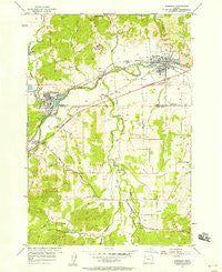 Sheridan Oregon Historical topographic map, 1:24000 scale, 7.5 X 7.5 Minute, Year 1956