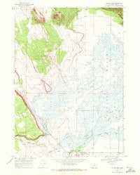 Silver Lake Oregon Historical topographic map, 1:24000 scale, 7.5 X 7.5 Minute, Year 1968