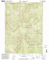 Silver Peak Oregon Historical topographic map, 1:24000 scale, 7.5 X 7.5 Minute, Year 1998