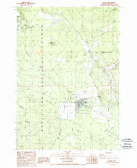 Sisters Oregon Historical topographic map, 1:24000 scale, 7.5 X 7.5 Minute, Year 1988