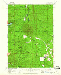 Sisters Oregon Historical topographic map, 1:62500 scale, 15 X 15 Minute, Year 1959