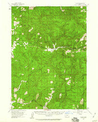 Sitkum Oregon Historical topographic map, 1:62500 scale, 15 X 15 Minute, Year 1955