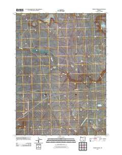Sixmile Draw Oregon Historical topographic map, 1:24000 scale, 7.5 X 7.5 Minute, Year 2011