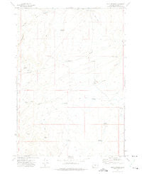 Skull Springs Oregon Historical topographic map, 1:24000 scale, 7.5 X 7.5 Minute, Year 1972