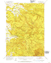 Snow Peak Oregon Historical topographic map, 1:62500 scale, 15 X 15 Minute, Year 1951