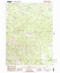 Soda Mountain Oregon Historical topographic map, 1:24000 scale, 7.5 X 7.5 Minute, Year 1988