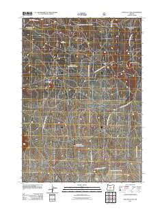 South Ice Cave Oregon Historical topographic map, 1:24000 scale, 7.5 X 7.5 Minute, Year 2011