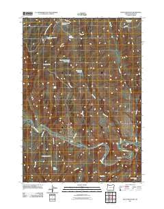South Mountain Oregon Historical topographic map, 1:24000 scale, 7.5 X 7.5 Minute, Year 2011