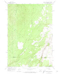Squaw Back Ridge Oregon Historical topographic map, 1:24000 scale, 7.5 X 7.5 Minute, Year 1962