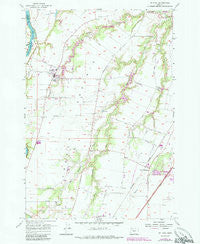 St. Paul Oregon Historical topographic map, 1:24000 scale, 7.5 X 7.5 Minute, Year 1956