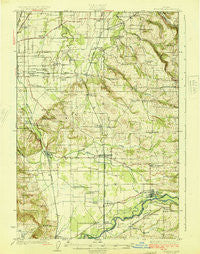 Stayton Oregon Historical topographic map, 1:62500 scale, 15 X 15 Minute, Year 1925