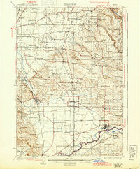 Stayton Oregon Historical topographic map, 1:62500 scale, 15 X 15 Minute, Year 1925