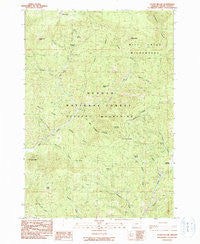 Steins Pillar Oregon Historical topographic map, 1:24000 scale, 7.5 X 7.5 Minute, Year 1990