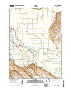 Stinking Lake Oregon Current topographic map, 1:24000 scale, 7.5 X 7.5 Minute, Year 2014