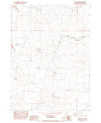 Stoney Corral Oregon Historical topographic map, 1:24000 scale, 7.5 X 7.5 Minute, Year 1982