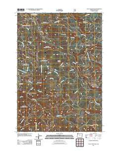 Stott Mountain Oregon Historical topographic map, 1:24000 scale, 7.5 X 7.5 Minute, Year 2011