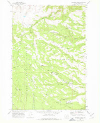 Sugarbowl Creek Oregon Historical topographic map, 1:24000 scale, 7.5 X 7.5 Minute, Year 1969