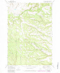 Sugarbowl Creek Oregon Historical topographic map, 1:24000 scale, 7.5 X 7.5 Minute, Year 1969