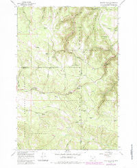 Sullivan Gulch Oregon Historical topographic map, 1:24000 scale, 7.5 X 7.5 Minute, Year 1967