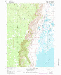 Summer Lake Oregon Historical topographic map, 1:24000 scale, 7.5 X 7.5 Minute, Year 1966