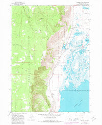 Summer Lake Oregon Historical topographic map, 1:24000 scale, 7.5 X 7.5 Minute, Year 1966