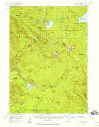 Summit Lake Oregon Historical topographic map, 1:62500 scale, 15 X 15 Minute, Year 1956