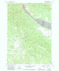 Sumpter Oregon Historical topographic map, 1:24000 scale, 7.5 X 7.5 Minute, Year 1972