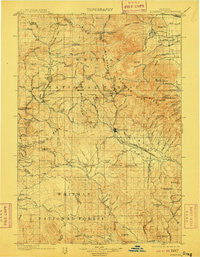 Sumpter Oregon Historical topographic map, 1:125000 scale, 30 X 30 Minute, Year 1901
