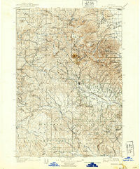 Sumpter Oregon Historical topographic map, 1:125000 scale, 30 X 30 Minute, Year 1901