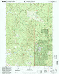 Sundown Mountain Oregon Historical topographic map, 1:24000 scale, 7.5 X 7.5 Minute, Year 1998