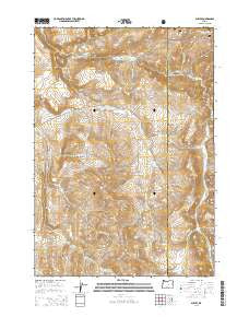 Suplee Oregon Current topographic map, 1:24000 scale, 7.5 X 7.5 Minute, Year 2014
