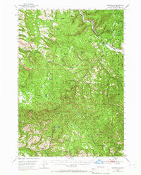Susanville Oregon Historical topographic map, 1:62500 scale, 15 X 15 Minute, Year 1949