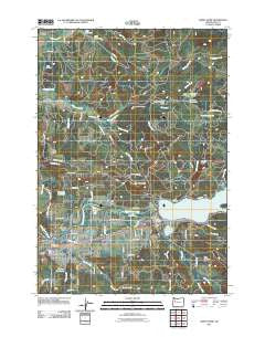 Sweet Home Oregon Historical topographic map, 1:24000 scale, 7.5 X 7.5 Minute, Year 2011