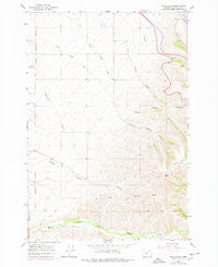 Table Rock Oregon Historical topographic map, 1:24000 scale, 7.5 X 7.5 Minute, Year 1966