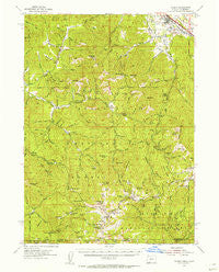 Talent Oregon Historical topographic map, 1:62500 scale, 15 X 15 Minute, Year 1954
