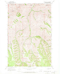 Teepee Butte Oregon Historical topographic map, 1:24000 scale, 7.5 X 7.5 Minute, Year 1967